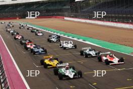 Silverstone Festival, Silverstone 2025, 22rd-24th August 2025. Free for editorial use only. Race Start 